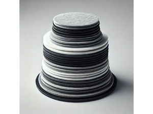 Round felt pads